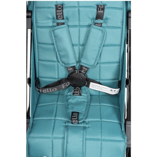Коляска прогулочная Farfello Comfy Go Comfort Chrome Aqua Black - 7